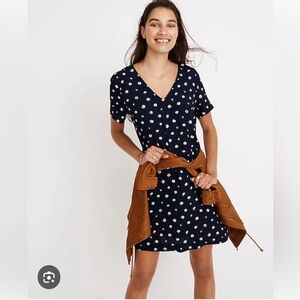 Madewell button back dress M